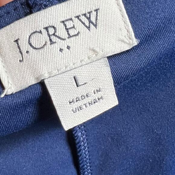 J.CREW Navy Blue Pleated Tennis Skirt with Built-In Stretch Shorts - Size L - Picture 5 of 8